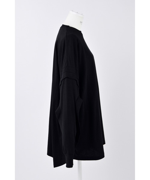 ENFOLD(エンフォルド)の「天竺 Curve シームロンT(Tシャツ/カットソー・レディース・ホワイト/ブラック/ダークグレー・38)」の9枚目の写真