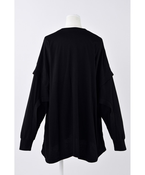 ENFOLD(エンフォルド)の「天竺 Curve シームロンT(Tシャツ/カットソー・レディース・ホワイト/ブラック/ダークグレー・38)」の8枚目の写真