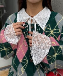 CIAOPANIC | 襟付きレースリボンカーディガン(シャツ/ブラウス)