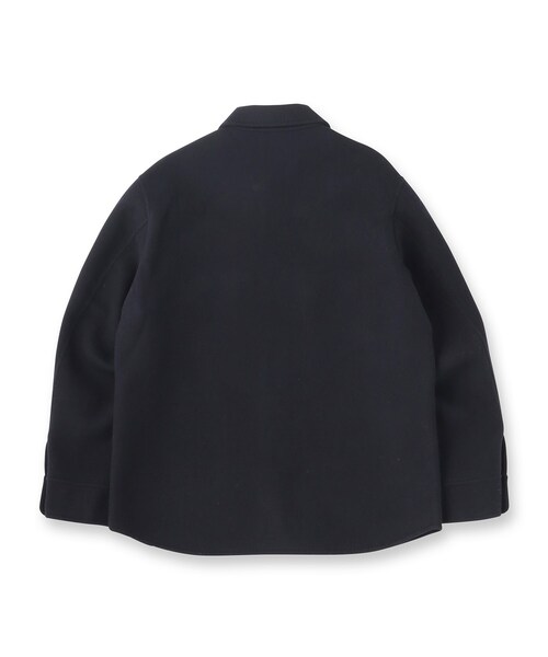 DRESSTERIOR（ドレステリア）の「D．C．WHITE（ディーシーホワイト）W FACE CPO｜ジャケット（ステンカラーコート・メンズ・ネイビー・46/48/50）」の3枚目の写真