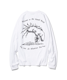 デジタルドラッグ ロングスリーブ Tシャツ MFTLS003-WT