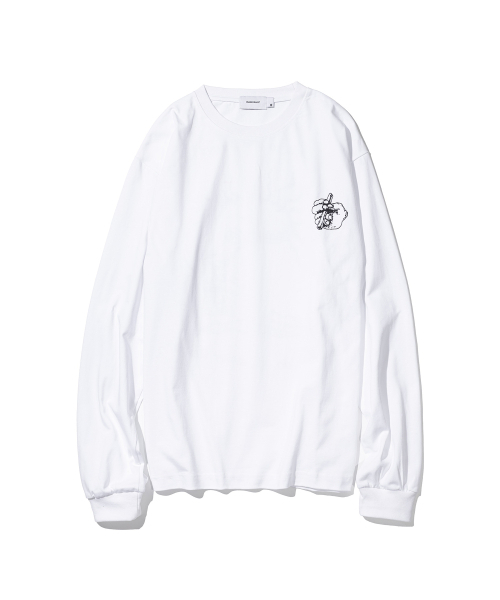 MASSNOUN（マスノウン）の「デジタルドラッグ ロングスリーブ Tシャツ MFTLS003-WT（Tシャツ/カットソー・レディース・その他・LARGE/MEDIUM）」の2枚目の写真