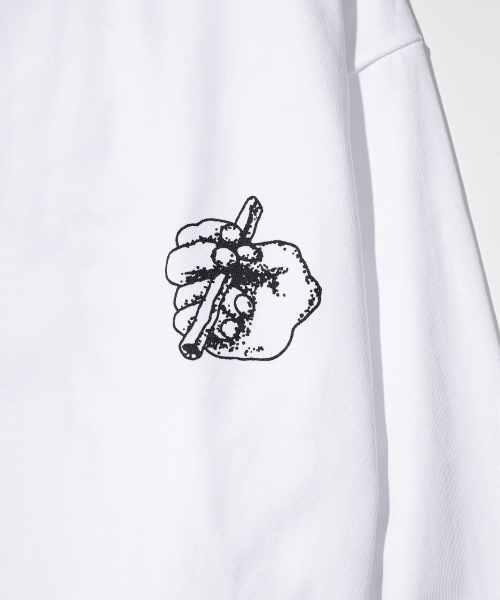 MASSNOUN（マスノウン）の「デジタルドラッグ ロングスリーブ Tシャツ MFTLS003-WT（Tシャツ/カットソー・レディース・その他・LARGE/MEDIUM）」の8枚目の写真