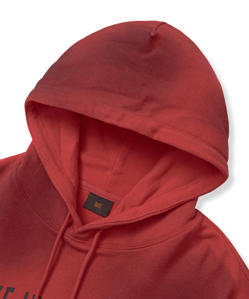 BROWNBREATH（ブラウンブレス）の「TAKE INSPIRATION WASHED HOODIE - RED（パーカー・レディース・その他・LARGE/X-LARGE/SMALL/MEDIUM）」の5枚目の写真