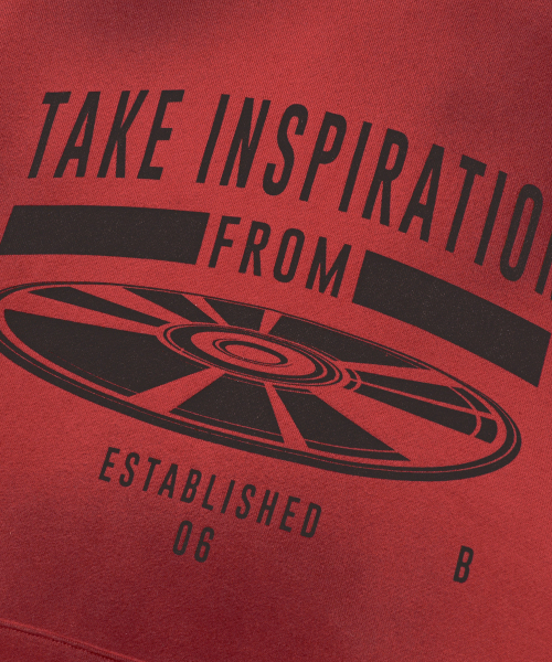 BROWNBREATH（ブラウンブレス）の「TAKE INSPIRATION WASHED HOODIE - RED（パーカー・レディース・その他・LARGE/X-LARGE/SMALL/MEDIUM）」の6枚目の写真
