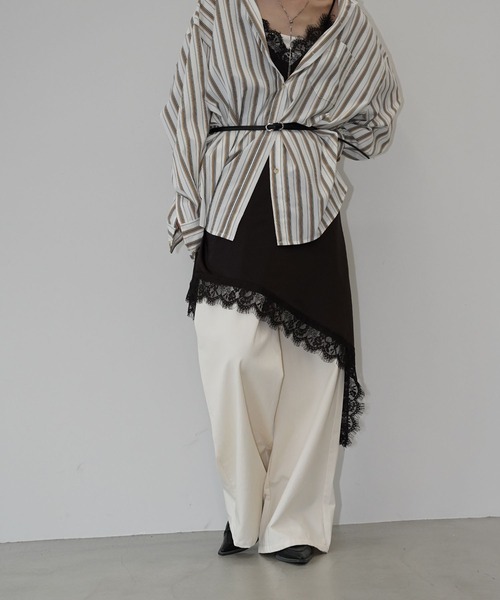 chuclla（チュクラ）の「ダブルリング ナローベルト cha25a019（ベルト・レディース・ブラック・FREE）」の3枚目の写真