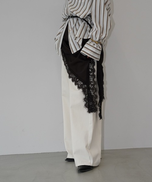 chuclla（チュクラ）の「ダブルリング ナローベルト cha25a019（ベルト・レディース・ブラック・FREE）」の6枚目の写真