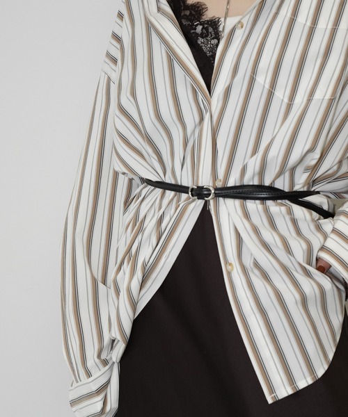 chuclla（チュクラ）の「ダブルリング ナローベルト cha25a019（ベルト・レディース・ブラック・FREE）」の11枚目の写真