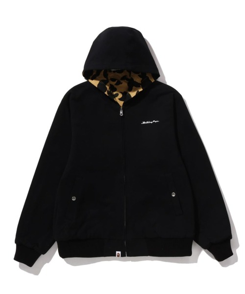 A BATHING APE(アベイシングエイプ)の「1ST CAMO REVERSIBLE ZIP HOODIE JACKET M(ミリタリージャケット・メンズ・イエロー・MEDIUM/LARGE/XX-LARGE/SMALL/X-LARGE)」の4枚目の写真