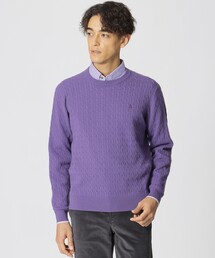 Paul Stuart(�|�[���X�`���A�[�g)�̃~�j�P�[�u���� �N���[�l�b�N�Z�[�^�[(�j�b�g/�Z�[�^�[)