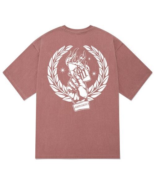 KAN6312(カン6312)の「KTPP0193 ブラックジャック ピグメント 半袖Tシャツ - ピンク(Tシャツ/カットソー・メンズ・その他・LARGE/MEDIUM/X-LARGE)」の1枚目の写真