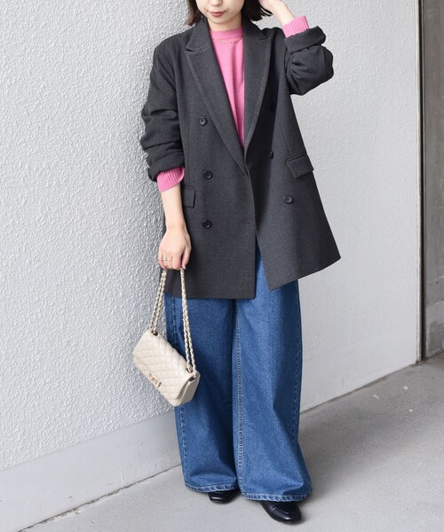 シップス カラーズ（SHIPS Colors）/SHIPS Colors:〈手洗い可能〉ダブル ブレスト ジャコット (ジャケットコート） セール】SHIPS Colors:〈手洗い可能〉ダブル ブレスト ジャコット