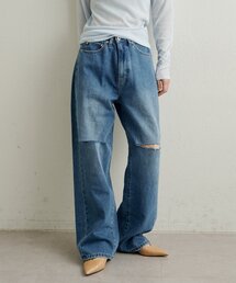Omekashi | ダメージデニムパンツ(デニムパンツ)