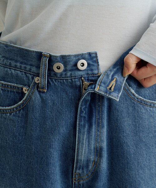 Omekashi（オメカシ）の「ダメージデニムパンツ（デニムパンツ・レディース・オフホワイト/ブルー・36/38）」の8枚目の写真