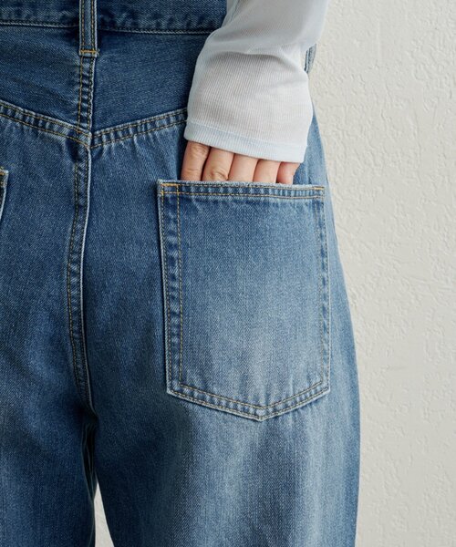 Omekashi（オメカシ）の「ダメージデニムパンツ（デニムパンツ・レディース・オフホワイト/ブルー・36/38）」の7枚目の写真