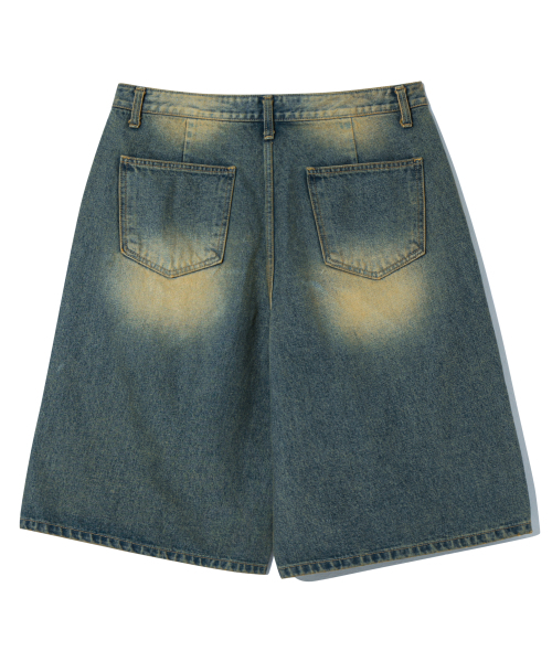 BASEMOMENT(ベースモーメント)の「ウォッシュドバミューダデニムパンツサンドブルー(その他パンツ・メンズ・その他・LARGE/MEDIUM/X-LARGE)」の17枚目の写真