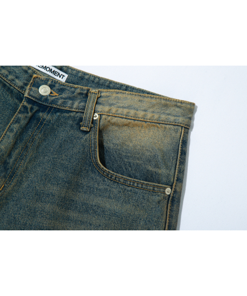 BASEMOMENT(ベースモーメント)の「ウォッシュドバミューダデニムパンツサンドブルー(その他パンツ・メンズ・その他・LARGE/MEDIUM/X-LARGE)」の15枚目の写真
