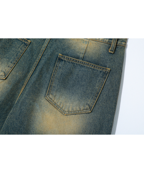 BASEMOMENT(ベースモーメント)の「ウォッシュドバミューダデニムパンツサンドブルー(その他パンツ・メンズ・その他・LARGE/MEDIUM/X-LARGE)」の11枚目の写真