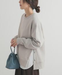 URBAN RESEARCH DOORS | 『一部WEB限定カラー』『UR TECH』裏起毛サイド釦スウェット|冬服/秋冬/暖かい/蓄熱/カジュアル(スウェット)