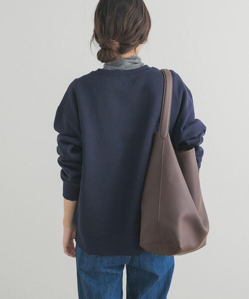 URBAN RESEARCH DOORS（アーバンリサーチドアーズ）の「『一部WEB限定カラー』『UR TECH』裏起毛サイド釦スウェット（スウェット・レディース・ネイビー/ベージュ系その他/キャメル/グレー・MEDIUM）」の19枚目の写真