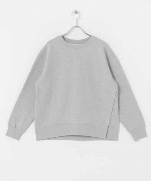 URBAN RESEARCH DOORS（アーバンリサーチドアーズ）の「『一部WEB限定カラー』『UR TECH』裏起毛サイド釦スウェット（スウェット・レディース・ネイビー/ベージュ系その他/キャメル/グレー・MEDIUM）」の6枚目の写真