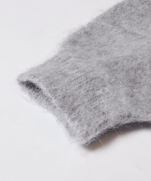 coca(coca)(コカ)の「バックリボン異素材ドッキングニットトップス(ニット/セーター・レディース・ライトベージュ/ライトグレー・L/M)」の19枚目の写真