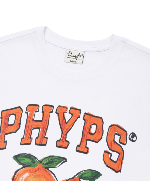 PHYSICAL DEPARTMENT（フィジカル デパートメント）の「モンデイルーチン ハルラボン 半袖Tシャツ_ホワイト（Tシャツ/カットソー・レディース・その他・LARGE/MEDIUM/SMALL/X-LARGE）」の4枚目の写真