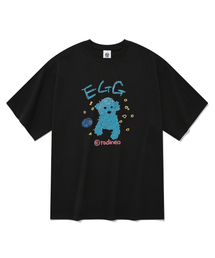 エッグ 半袖Tシャツ ブラック
