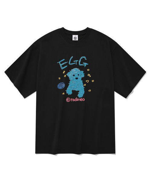 RADINEO(ラディネオ)の「エッグ 半袖Tシャツ ブラック(Tシャツ/カットソー・メンズ・その他・SMALL/MEDIUM/LARGE/X-LARGE)」の1枚目の写真