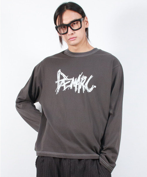 DEMARC(ドゥマーク)の「M GRAFFITI LOGO TEXT BOXY LONG SLEEVE - Charcoal(Tシャツ/カットソー・メンズ・その他・MEDIUM/LARGE)」の11枚目の写真