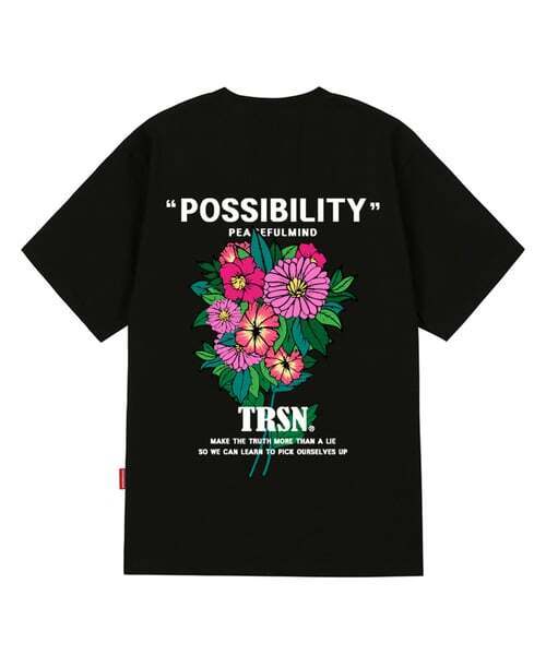 TRIPSHION(トリップション)の「POSSIBILITY FLOWER T-Shirt - Black(Tシャツ/カットソー・メンズ・その他・LARGE/MEDIUM/X-LARGE)」の1枚目の写真