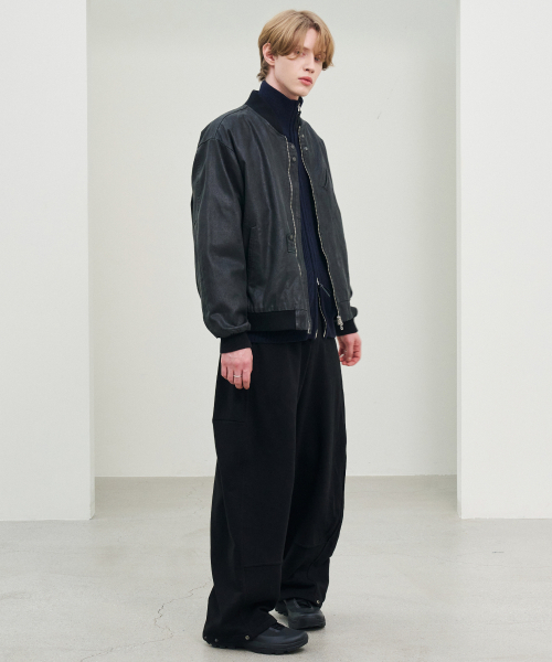 easy sweat pants (black)