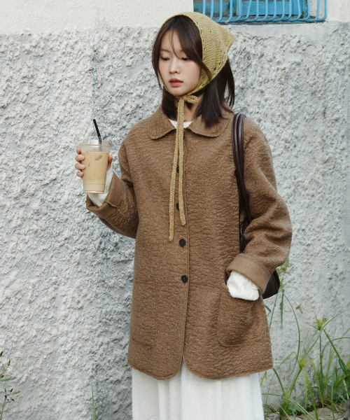 JULIAPEPE(ジュリアペペ)の「Woolly Cozy Coat (Camel)(チェスターコート・レディース・その他・FREE)」の1枚目の写真