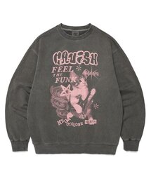 Cavish（カビシ）の「MEGA CYCLONE PIGMENT SWEATSHIRT CHARCOAL(CV2DFUM440A)（スウェット）」