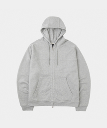 LETTERCOMO（レテルコモ）の「ヘビーコットンインシジョンフードジップアップグレー（パーカー）」