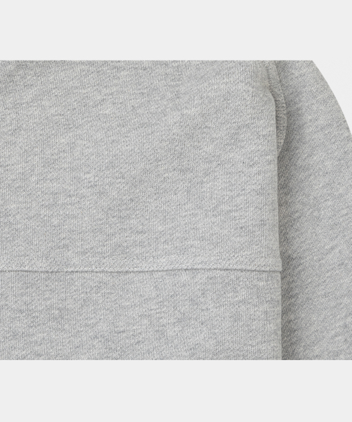 LETTERCOMO(レテルコモ)の「ヘビーコットンインシジョンフードジップアップグレー(パーカー・レディース・その他・MEDIUM/LARGE/X-LARGE)」の4枚目の写真