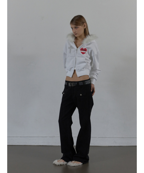 SETUP-EXE(セットアップイーエックスイー)の「LINE BOOTCUT PANTS / BLACK(その他パンツ・レディース・その他・SMALL/MEDIUM)」の8枚目の写真