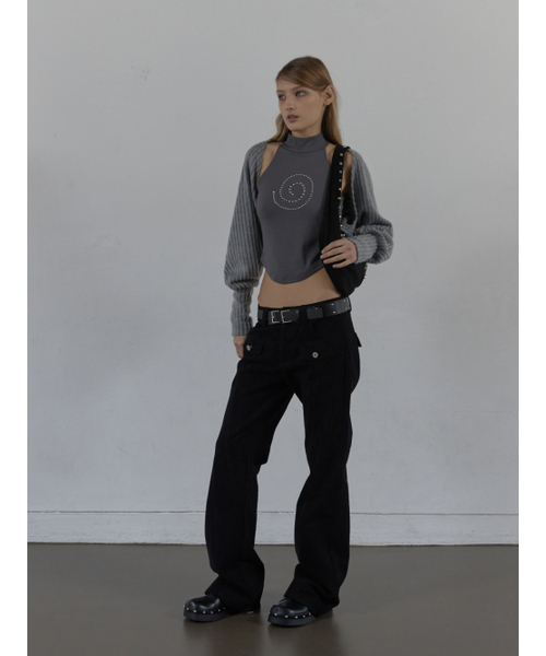 SETUP-EXE(セットアップイーエックスイー)の「LINE BOOTCUT PANTS / BLACK(その他パンツ・レディース・その他・SMALL/MEDIUM)」の10枚目の写真