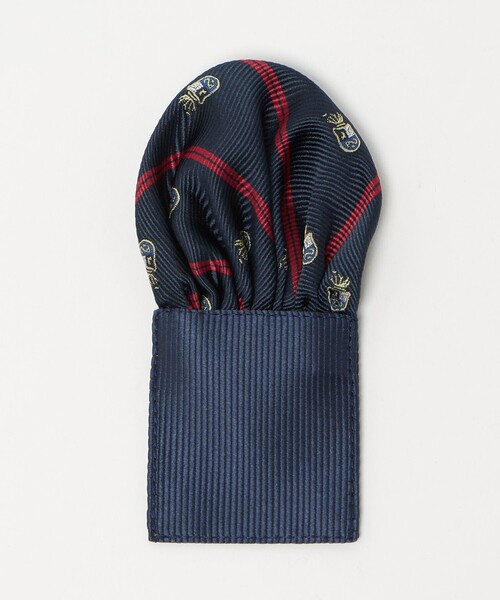 ネクタイ チーフ セット（クレスト） / キッズ 手洗い可能（ネクタイ