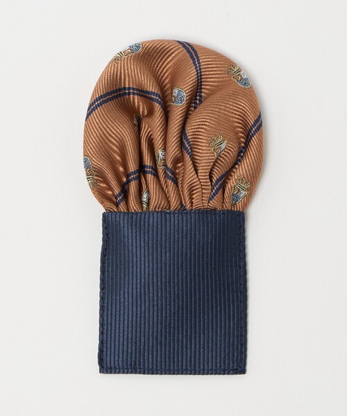 ネクタイ チーフ セット（クレスト） / キッズ 手洗い可能（ネクタイ