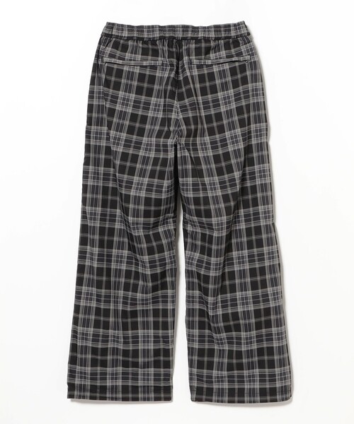 BEAMS（ビームス）の「チェック ワイド イージーパンツ【ワイドストレートフィット】（その他パンツ・メンズ・ベージュ/ブラック・S/XL/L/M）」の7枚目の写真