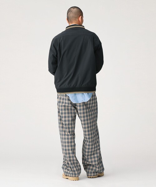 BEAMS（ビームス）の「チェック ワイド イージーパンツ【ワイドストレートフィット】（その他パンツ・メンズ・ベージュ/ブラック・S/XL/L/M）」の19枚目の写真
