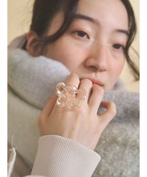 merry jenny | clear ribbon ring(リング)