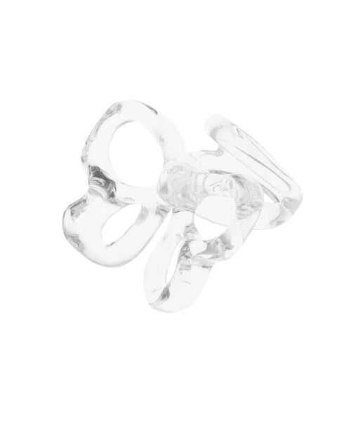 merry jenny(メリージェニー)の「clear ribbon ring(リング・レディース・クリア/ベージュ・FREE)」の10枚目の写真