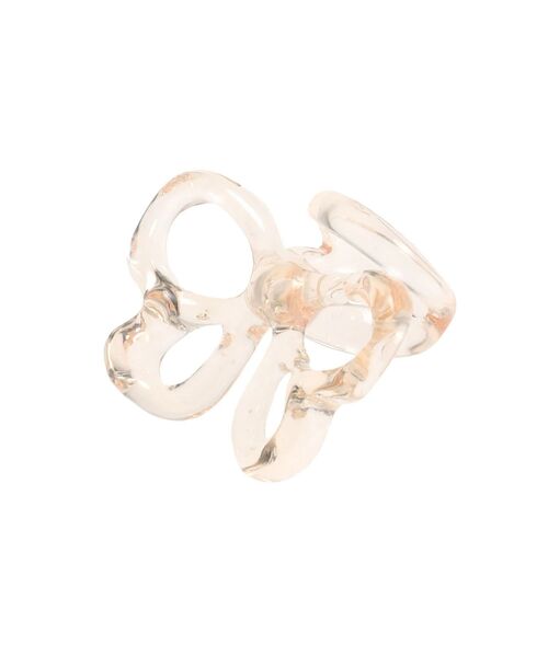 merry jenny(メリージェニー)の「clear ribbon ring(リング・レディース・クリア/ベージュ・FREE)」の11枚目の写真