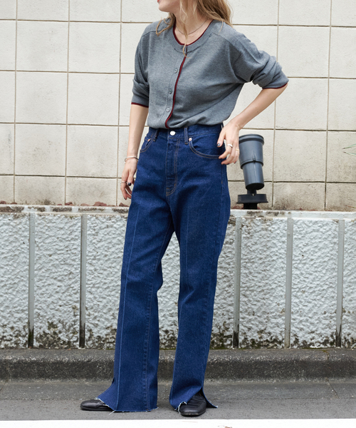 OUTDOOR PRODUCTS(アウトドアプロダクツ)の「追加4 ULTデニムブーティー5PKT(デニムパンツ・レディース・ネイビー/ブルー・38/36)」の10枚目の写真