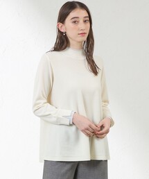 amaca | バイカラーラインチュニックニット(ニット/セーター)