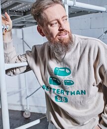 BETTERTHAN88（ベターザン88）の「2012CB バレットロゴヘビースウェットクリームベージュ（スウェット）」