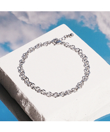 JBANS CLASSIC（ジェイバンスクラシック）の「Shining Cut Surgical Steel Ring Chain Bracelet (C2401AC1081_SV)（ブレスレット）」