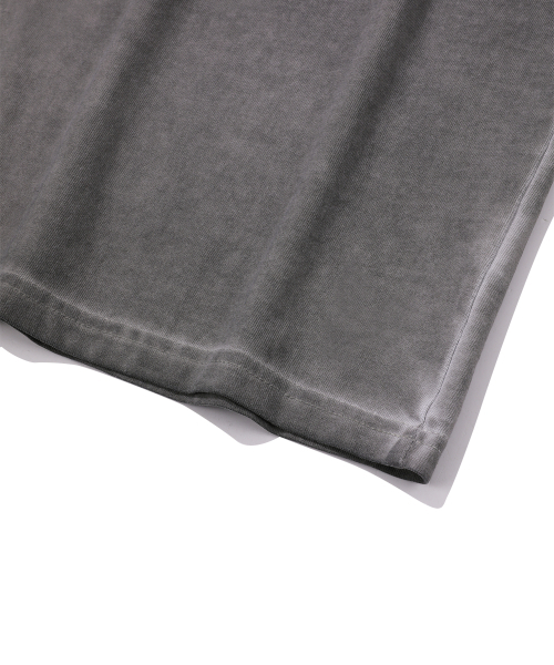 EPISODE UNTITLED（エピソードアンタイトルド）の「CROP LUNA WASHED SIGNATURE APPLIQUE T-SHIRT_COCOA GREY（Tシャツ/カットソー・レディース・その他・1）」の6枚目の写真